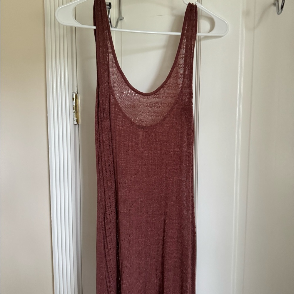 Sheer knit maxi dress by urban outfitters